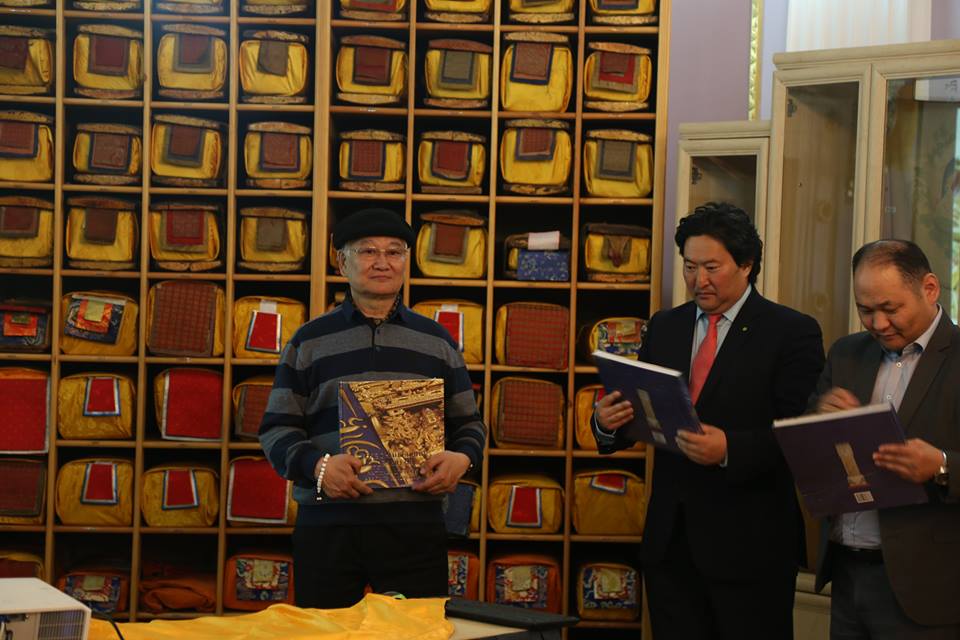 Wrote a Foreword to the Book National Literary Heritage of Mongolia